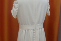 Robe en lainage blanc